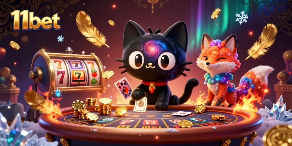 Engage in thrilling gameplay at 11bet's mesmerizing cosmic casino.