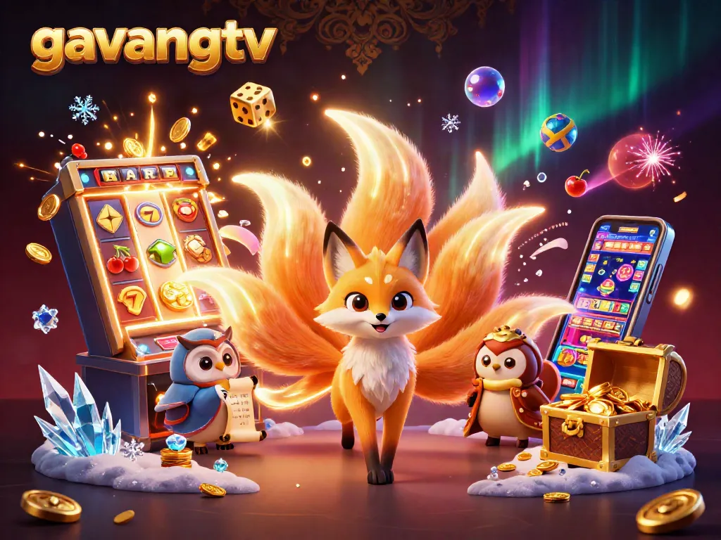 Experience thrilling gameplay at gavangtv with vibrant, magical casino elements exploding around