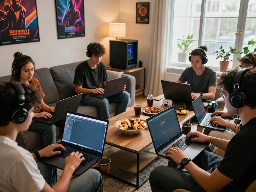 Players enjoying an exciting slot88 game session in a vibrant gaming environment.